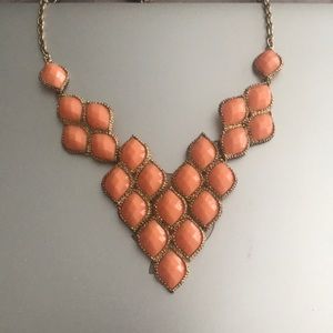Gorgeous peach color necklace